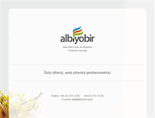 Tablet Screenshot of albiyobir.org.tr